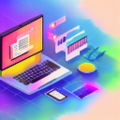 Person with spiky hair typing on colorful keyboard with a glowing screen showing a Python webpage with clickable elements, all rendered in a detailed watercolor art style with intentional brush strokes and vibrant colors, in 4k resolution, inspired by anime.