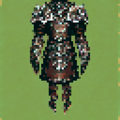 Viny druid armor crafted from twisted vines and shimmering leaves, ready to protect in a fantastical game world as a detailed game asset