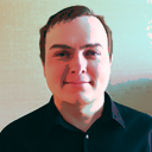 A male hitman dressed in unassuming fashionable clothing standing in a quiet coffee shop observing a day-dreaming female barista who is leaning over the counter and reading an erotic novel