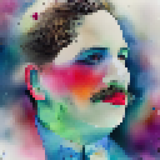 Vibrant, rainbow-colored wildflowers bloom against a majestic mountain range backdrop, rendered in both landscape and portrait styles.