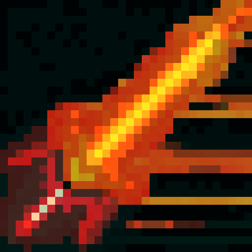 Fiery blade