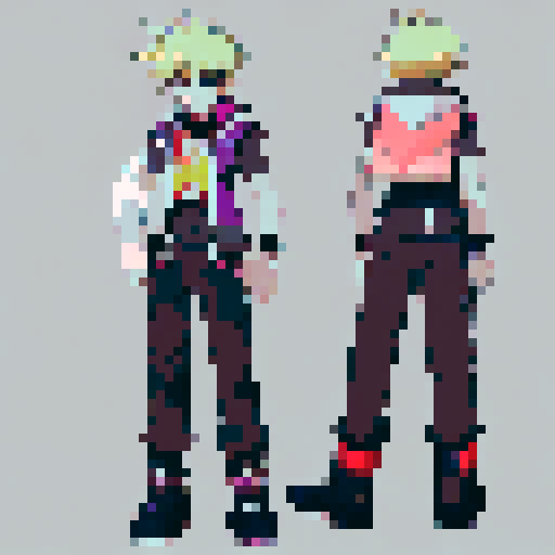 Modern day wizard dressed in vest and pants with boots