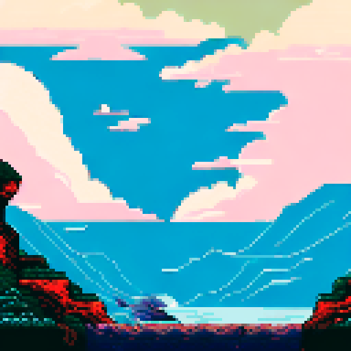 stormy sea, waves, lightning