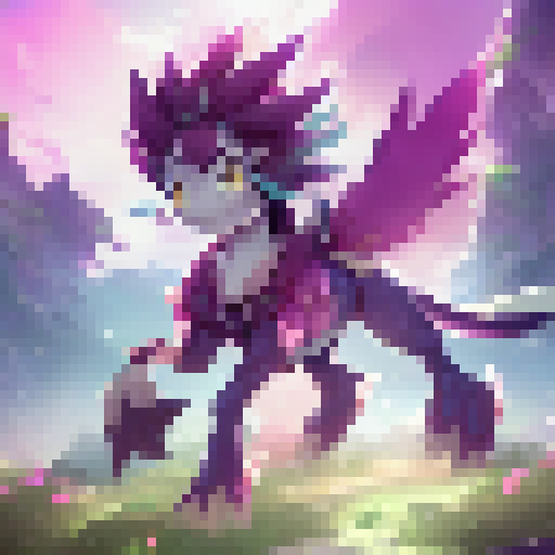 tresh from league of legends on a flower valey 