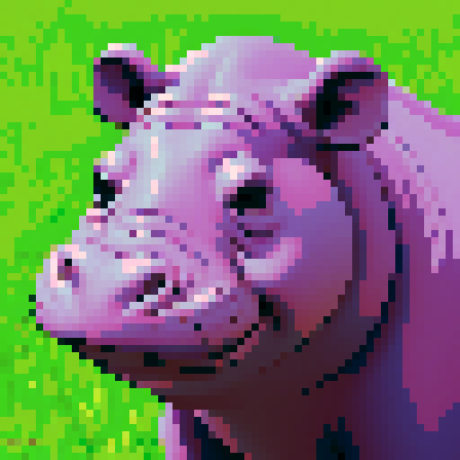 hippo portrait