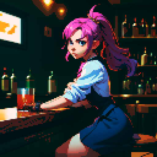 Bartender platformer game