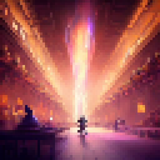 Flaming roller skate speeds through a mystical bakery, surrounded by enchanted pastries and towering bread loaves in a fantastical RPG world, captured in stunning concept art.