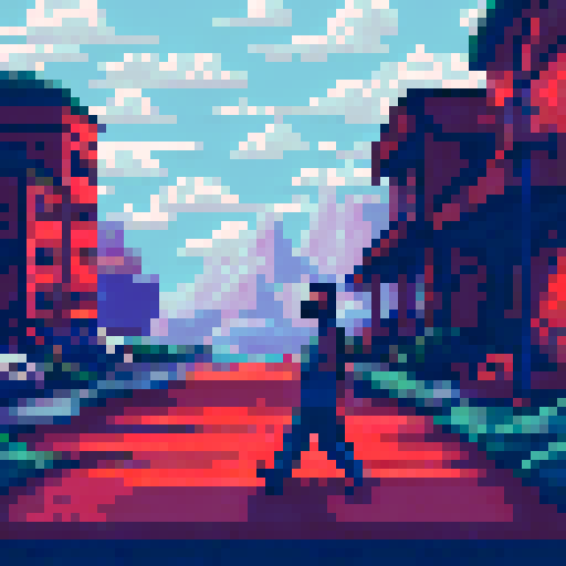 A walking dad with a babybuggy in the style of hip hop