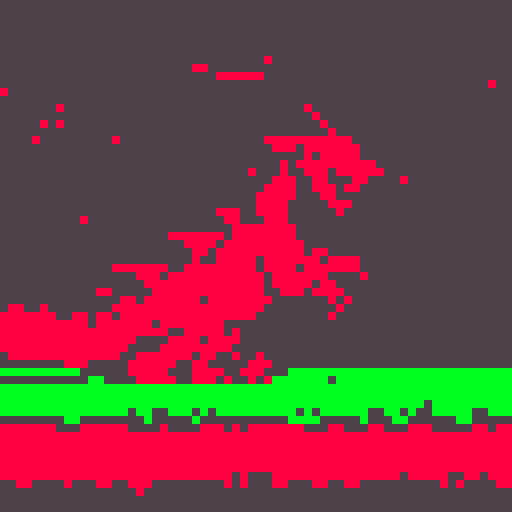 a acid spitting  dragon
