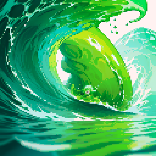 wave of slime, big wave of ooze, wave of goo, slime, goo, ooze