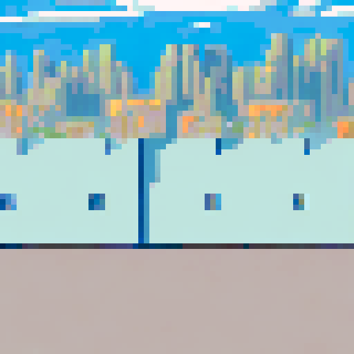 Red City on planet Mars