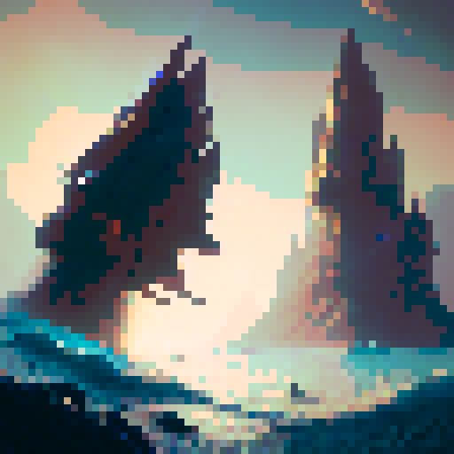 Frothy, sparkling ocean water sprite, with seamless tiling on edges