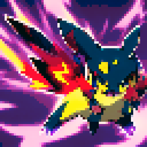 Electric sparks crackling, a fierce Pikachu charges forward, ready to battle against a towering Charizard wreathed in flames