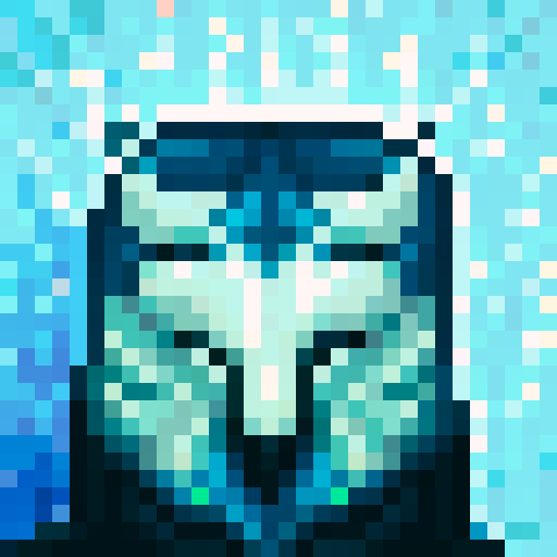 wolf avatar, portrait, glowing eyes