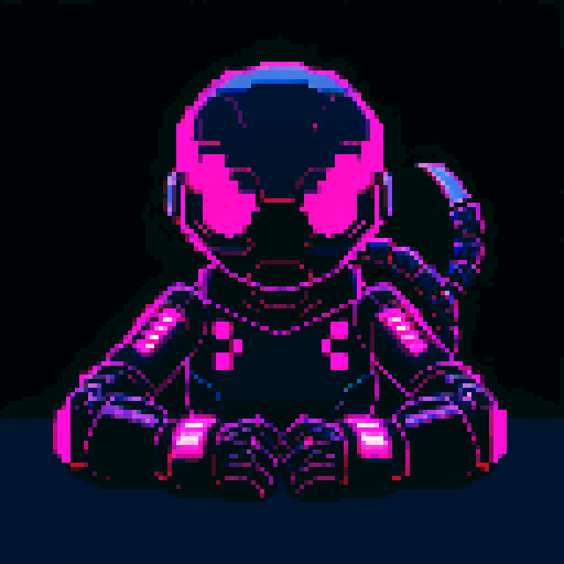 cute scorpion, cyberpunk style