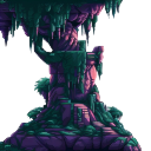 fantasy cosmic desert with cold-blue ancient stone ruins, beatifull sunrise, ambient occlusion, global illumination, high resolution, purple, metalic blue, golden, grey, green