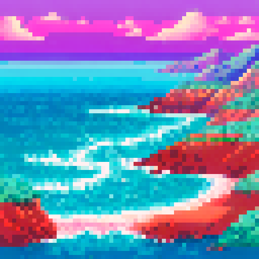 mediterranean waves, vibrant colors, fluid movement, contrasting hues, textured brushstrokes, sRGB palette, no land -- just waves