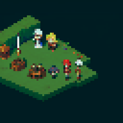 RPG items and weapons spritesheet