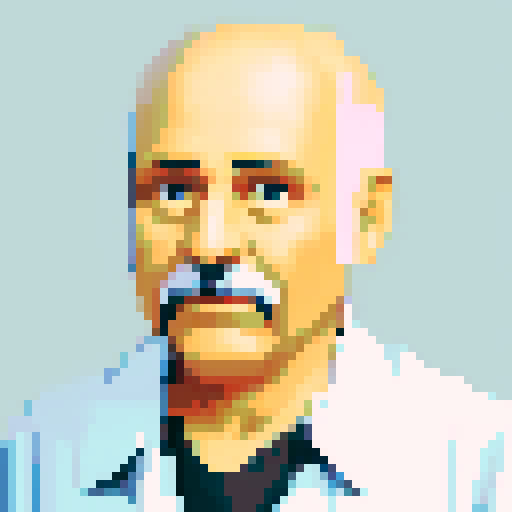 an old hispanic man, no hair on the face. black hair on top.  slightly balding