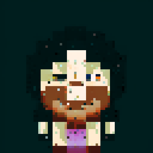 8-bit pixel art of a monkey from the game RPG Maker, with a white background, showcasing the vibrant and nostalgic style of pixel art