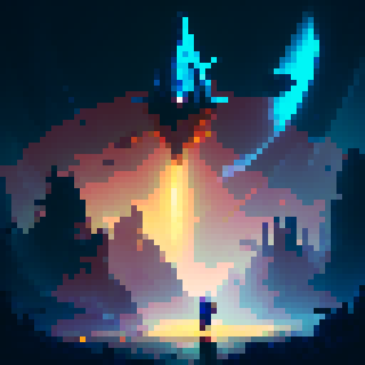 2D platformer level with 8 by 8 pixel tiles, grim vampire hunter themed.