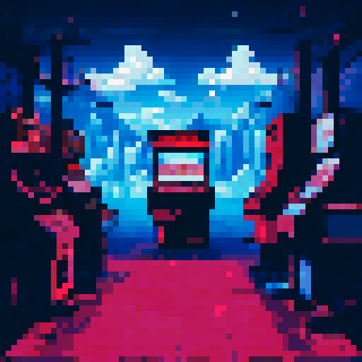 make a logo for an arcade, I want it to be an arcade machine by itself