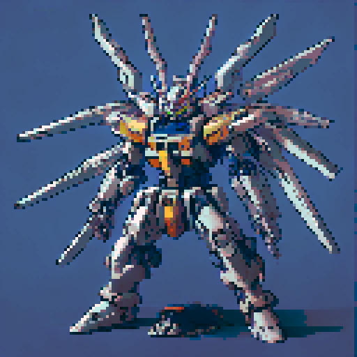 Police, gundam, mecha