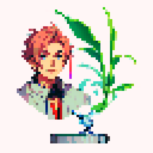 happy male nurse with short hair