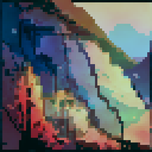 Majestic snow-capped peaks rise above a tranquil Chinese landscape, dotted with pagodas and cherry blossoms, all in the style of a stunning landscape portrait.