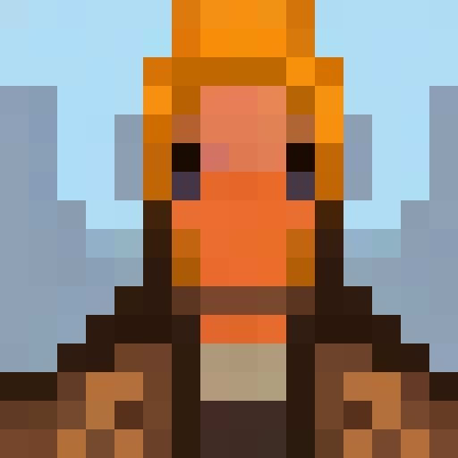 create a tiny eskimo person character that is holding different hunting weapons like a spear