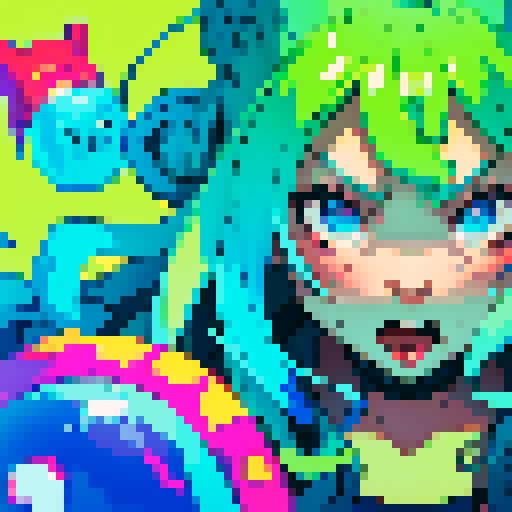 attack icon, skill icon, slime attack, icon, skill art, pixel art, slime