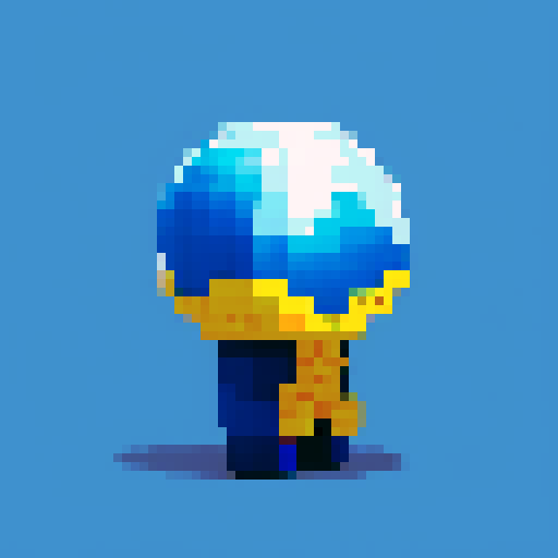 blue magic ball; attack