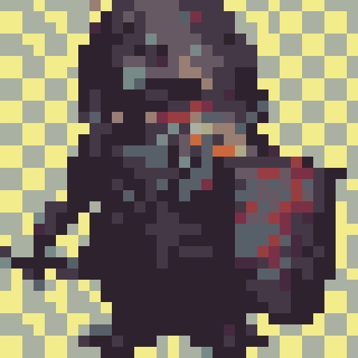 dark souls-like knight, brown-haired, no helmet, wielding a sword and shield, shield embossed with a golden "V", fantasy RPG