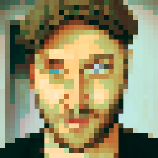 portrait man with blue eyes and beard