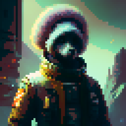 Explosive tnt barrel surrounded by scattered gunpowder and loose sticks of dynamite, pixel art style with dull colors and sharp edges for a retro feel.