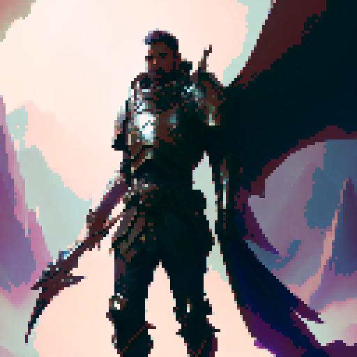 Male Paladin, adorned in large plate armor, emanating a godly aura, basked in the radiant sunlight, wielding a mighty mace, ready for battle in a fantasy Medieval RPG style