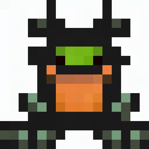 a frankenstein monster sewn together from parts of a frog, a duck, and a punk