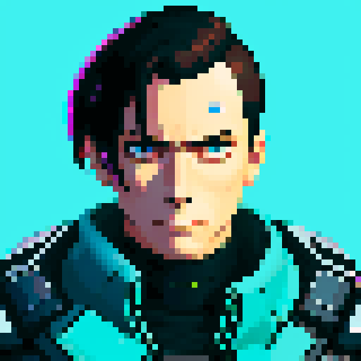 Cyberpunk male trooper 