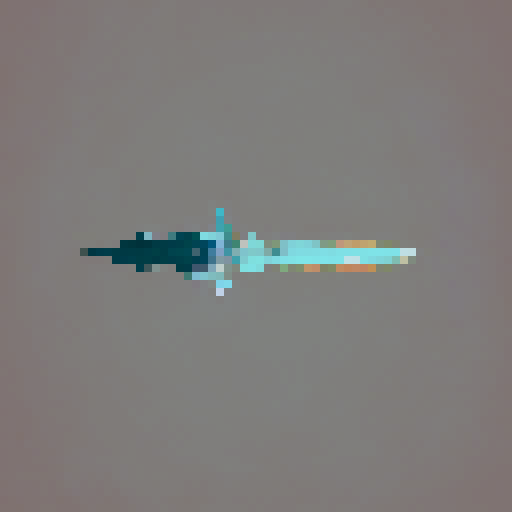 ghostly sword, ethereal, wisps of smoke, flying to the right