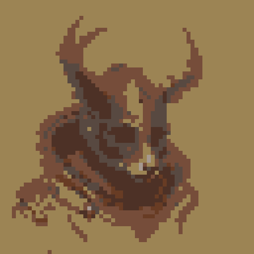 small fantasy icon of ratman swordsman
