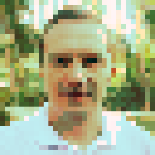 A 8 bit pixel art style