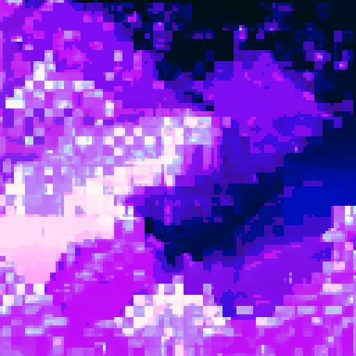 A Pixelart Texture displaying Amethyst texture that is 600x600 Pixel and Tiling