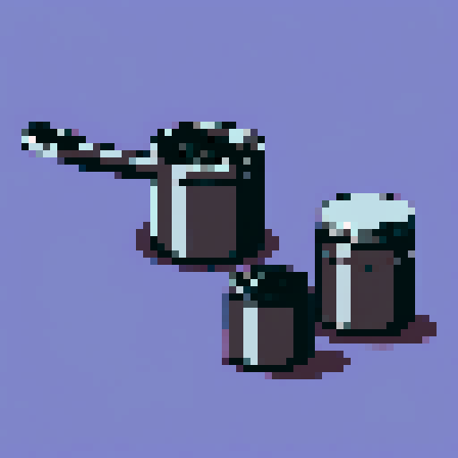 grease can full of black grease. on a solid color background so I can easily remove the background