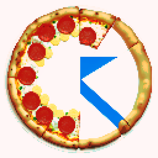 pizza base blue white