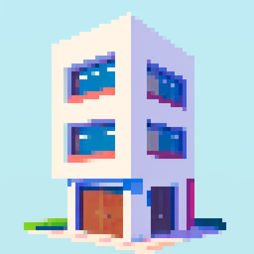 modern house in 2 storage