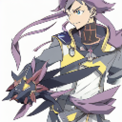 Fire Emblem spearman charges forward with his weapon ablaze in a dynamic anime-style illustration.