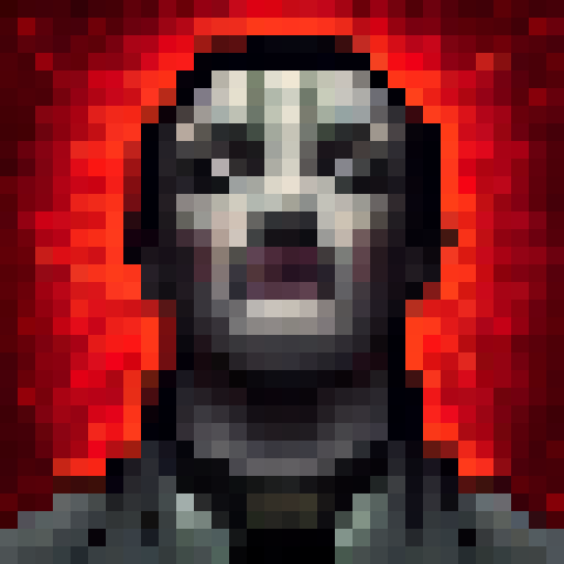 Hitler, standing tall in a black coat and red armband, gazes out at a sea of swastikas as lightning strikes behind him, illuminating his menacing expression and the bleak, desolate landscape.