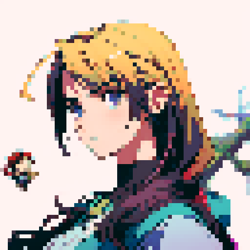 four characters that are all the same style, orientation, and size, but each have their own unique variations