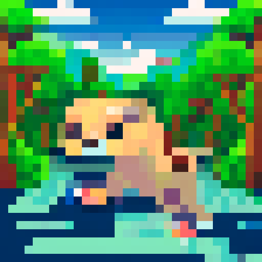 a cute jaguar in the forest