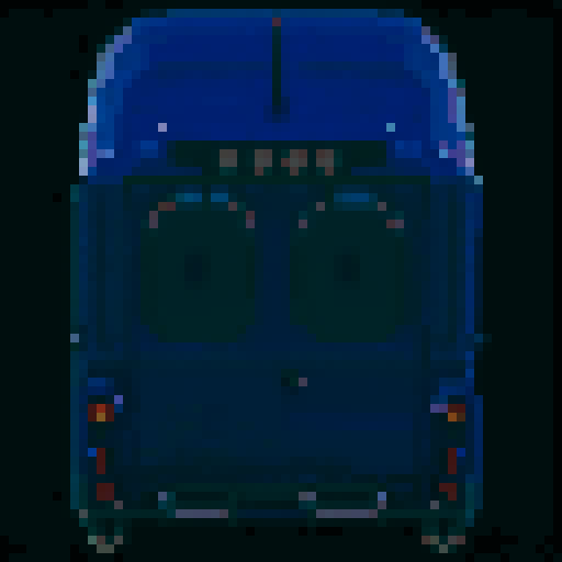 A 3CV truck from behind, at 3 different angles